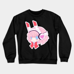 Gundam Headphones Gal Crewneck Sweatshirt